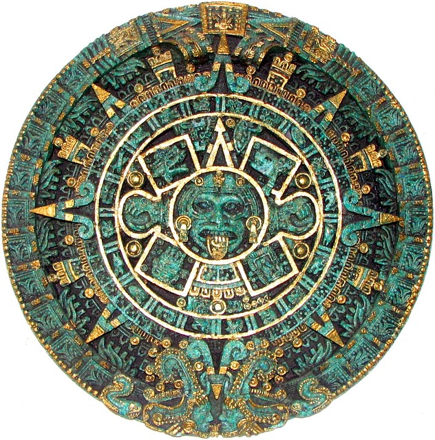 Un magnifique calendrier aztèque : de tous temps les hommes ont voulu comprendre le temps.