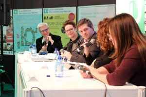 Participation Isabelle Quentin à une table ronde au Salon livre de Montréal